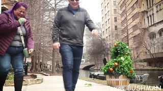 Bushman Prank: They all wanted to pick MY Oranges!!