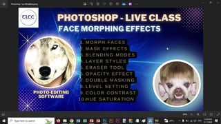Photoshop Face Morphing Live Class | TLCC