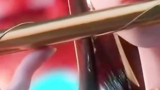 Beautiful animated girl