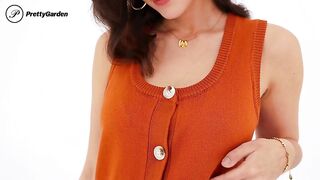 PRETTYGARDEN Women's 2024 Summer Vests Sleeveless Button Down Knitted