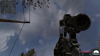 Проверяю настильность и максимальный подъем подствольника. STALKER Clear Sky