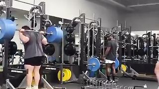 Somersault performed by a big guy