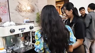 Latte art coffee workshop