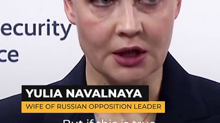 Alexey Navalny’s wife urges world to defeat ‘horrific’ Russian regime _ #AJshorts.