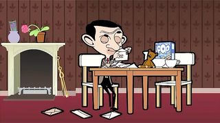 Mr. Bean dan setumpuk kertas