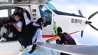 Have you ever gone skydiving __ -- _skydiving