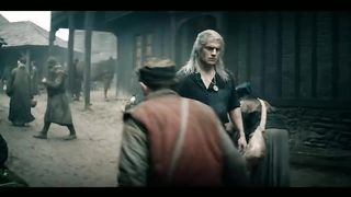 The Witcher / Blaviken Market Fight Scene (Geralt Butchers Renfri's Gang)