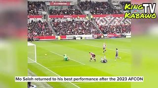 Mohamed Salah's solo run goal vs Brentford (en) Brentford vs Liverpool 1-4