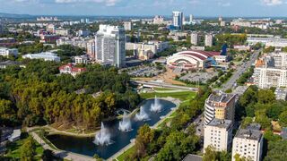 The Far East. The sunny city of Khabarovsk