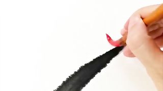 Cool paintings painted with brushes for Chinese calligraphy