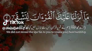 SURAH TAHA:Emotional Quran recitation