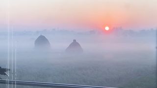 the rising sun