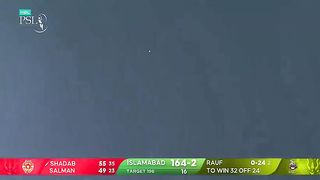 3 sixes by shadab Khan  to Haris rauf