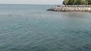 On the beach