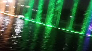 Beautiful fountain dance
