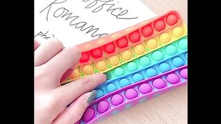 900 Pkr With Delivery Charges Pop It Fidget Pencil Pouch Zipper Closer Pencil Case Stress Relief Pop It Pencil Pouch For Kids