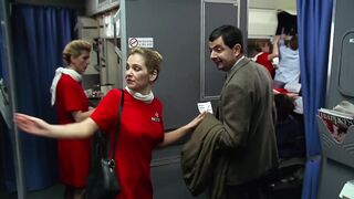 Airplane Bean Mr. Bean Funny Video