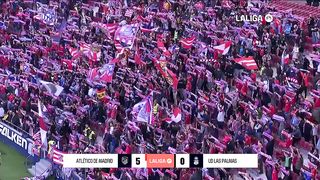 Summary of the match between Atletico Madrid and Las Palmas (5-0) | Stage 25 - Spanish League