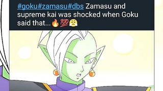 Zamasu and supreme kai was shocked when Goku said that...???????????? subscribe for more videos #goku #zamasu