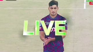Bad start by ubaid shah in PSL