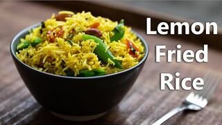 Tasty Fusion of Indian Lemon Rice and Vegetable Fried Rice