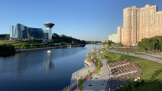 The embankment in Krasnogorsk