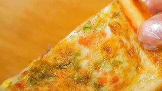 Bread and egg recipe for breakfast