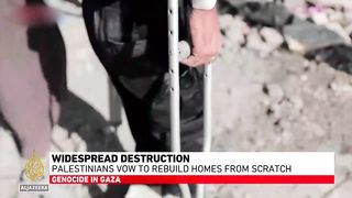 ‘We will rebuild’_ Palestinians vow to rebuild homes from scratch.