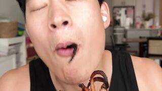 Filipino grilled stuffes squid