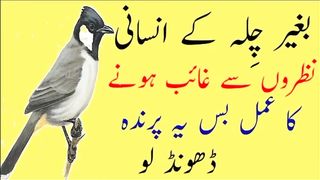 Nazron Se Gayab Hone Ka Asan Amal | Make Your Self Invisible