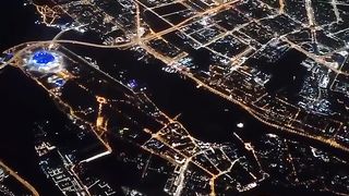 Fascinating shots of Saint-Petersburg at night from a bird's-eye view