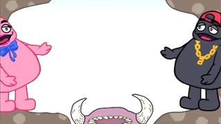 Blue Save black and Pink for Outwitted funny ???? Animation #shorts #story #animation