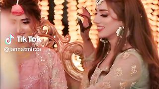 Jannat Mirza Haldi Rasam On Her Sister Mehndi