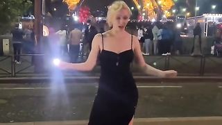Fascinating tricks from a girl in Paris