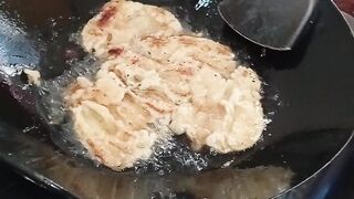 My mom is cooking