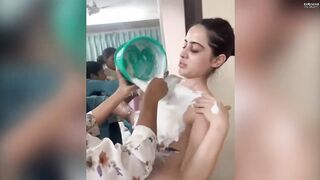 Urfi Javed COVERS Her Upper Body With POP In Latest Creativity Video.