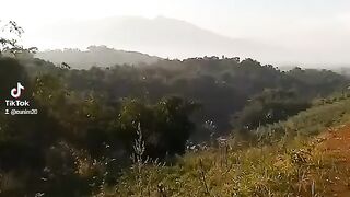 Keindahan di pagi hari di desaku