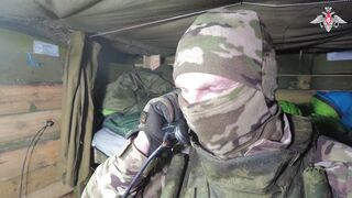 Airborne artillery destroyed the camouflaged positions of the Armed Forces of Ukraine