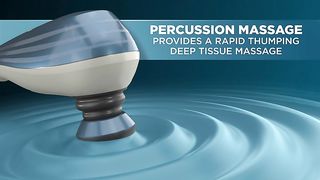 Wahl Deep Tissue Corded Long Handle Percussion Massager - Handheld Therapy with Variable Intensity to Relieve Pain in The Back