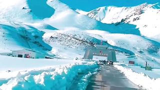 Heavy Snowfall on Khunjerab Pass Gilgit Baltistan