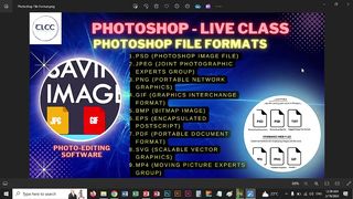 Photoshop File Formats Live Class | TLCC
