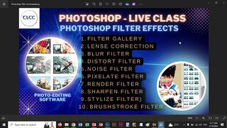 Photoshop Filter Effects Live Class | TLCC
