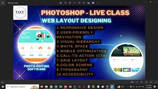 Photoshop Web Layout Design Live Class | TLCC