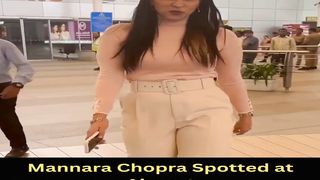 Bigg Boss 17 Mannara Chopra Spotted at Airport Viral Masti Bollywood