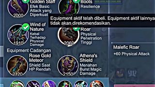 Normal vs abnormal marksman emblem build, mobile legends
