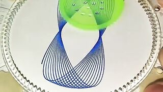 The Spirograph I enjoyed in my childhood, I've gotten a similar one for my child