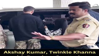 Akshay Kumar, Twinkle Khanna & Daughter Nitara Spotted at Mumbai Airport Viral Masti Bollywood
