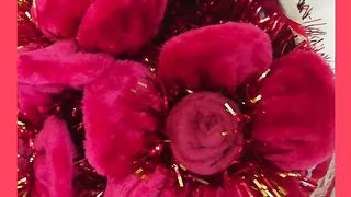 Hantaran Nikah Selimut Bentuk Bunga