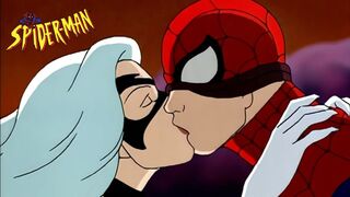Black Cat vs Spider-Man (First Meeting & Kiss) | Spider-Man: The Animated Series (HD)