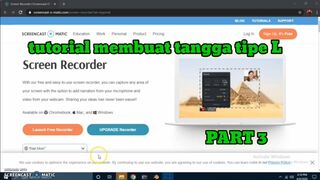 tutorial membuat tangga tipe L PART 3
